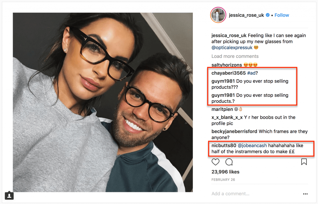 Jessica-Rose-UK-instagram-and-optical-express-influencer-marketing-bad-example-1024x659